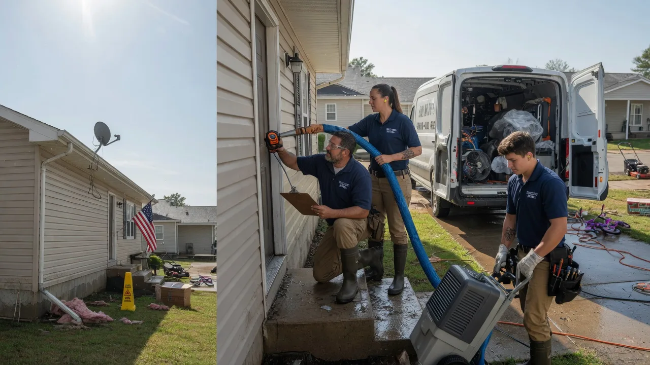 Ceiling Water Damage Restoration in Bronson, KS near me